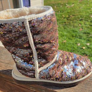 Authentic ugg sequins boots size 8